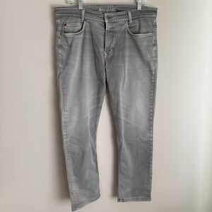 MAC Jeans Macflexx Mens 36/34 Grey Slim Fit High Stretch Denim H066‎ 0518